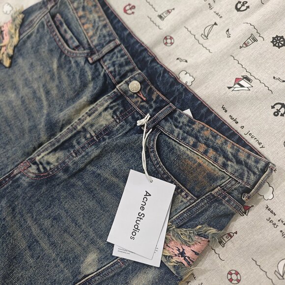 Acne Studios 1981 Blue Jeans - Picture 2 of 8